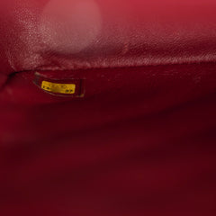 Chanel Single Flap Jumbo Red Caviar SHW 13 series