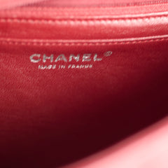 Chanel Single Flap Jumbo Red Caviar SHW 13 series