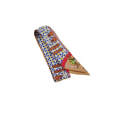 Hermes Les Voitures Nouvelle Twilly Blue/Beige/Rouge
