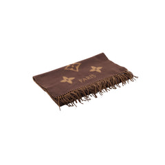 Louis Vuitton Reykjavik Cashmere Scarf Brown