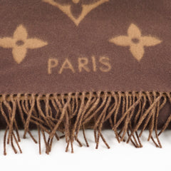 Louis Vuitton Reykjavik Cashmere Scarf Brown