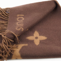 Louis Vuitton Reykjavik Cashmere Scarf Brown
