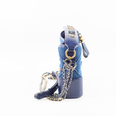 Chanel Gabrielle Denim Small Blue Series 29
