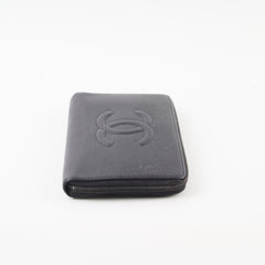 Chanel Caviar Zip Around Long Wallet Black Series 16