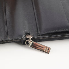 Chanel Caviar Zip Around Long Wallet Black Series 16