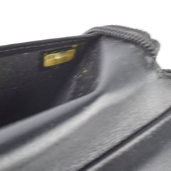 Chanel Caviar Zip Around Long Wallet Black Series 16