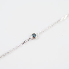 Cartier Blue Sapphire Bracelet White Gold