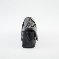 Chanel Rectangular Mini Black Chevron