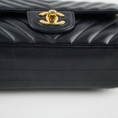 Chanel Rectangular Mini Black Chevron