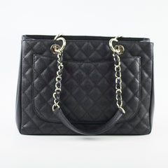 Chanel GST Tote Caviar Black Serial 13
