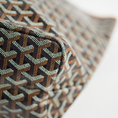 Goyard St Louis PM Black Tan Shoulder Bag