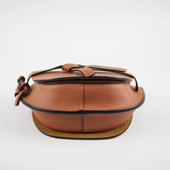Loewe Mini Gate Bag Tan with Jacquard Strap