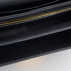 Celine Classique Triomphe Shiny Calfskin Black
