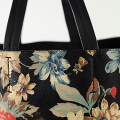 Celine Floral Vertical Cabas Tote