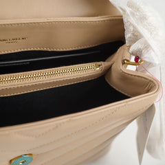 Saint Laurent Small Lou Lou Beige