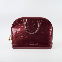 Louis Vuitton Alma PM Vernis Rouge Fauvist