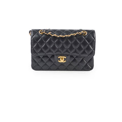 Chanel Small Classic Flap Caviar Black (Microchipped)