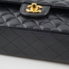 Chanel Small Classic Flap Caviar Black (Microchipped)