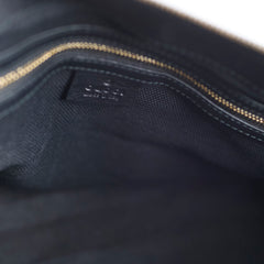 Gucci Soft Patent Leather Tote Black