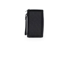 Louis Vuitton Soft Trunk Clutch Monogram Embossed Black