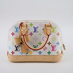 Louis Vuitton x Murakami Alma BB White 2025