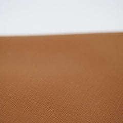 Prada Saffiano Shoulder Pouch/Clutch Caramel Brown