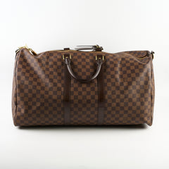 Louis Vuitton Keepall Bandoulière 55 Damier Ebene