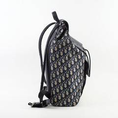 Christina Dior Men's Oblique Backpack Blue