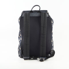 Christina Dior Men's Oblique Backpack Blue