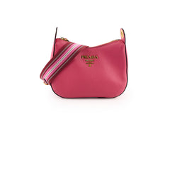 Prada Grained Calfskin Pink Cross body Bag