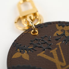 Louis Vuitton Blossom Noir Monogram Canvas Key Charm