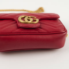 Gucci Supermini Marmont Red