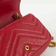 Gucci Supermini Marmont Red