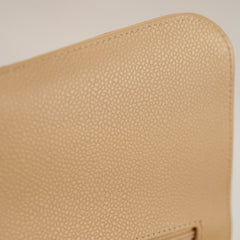 Chanel Double Flap Jumbo Beige Caviar GHW