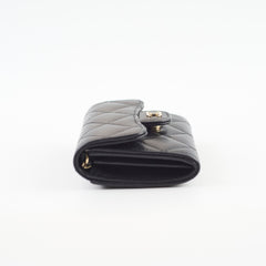 Chanel Caviar Clutch with Chain Black