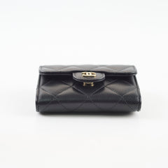 Chanel Caviar Clutch with Chain Black