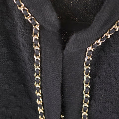 Chanel 23k Cashmere Jacket Black Size 34