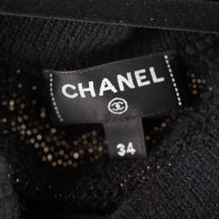 Chanel 23k Cashmere Jacket Black Size 34