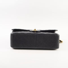 Chanel Double Flap Jumbo Black Caviar GHW