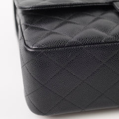 Chanel Double Flap Jumbo Black Caviar GHW