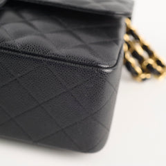 Chanel Double Flap Jumbo Black Caviar GHW