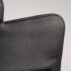 Chanel Double Flap Jumbo Black Caviar GHW
