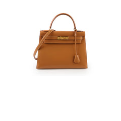 Hermes Kelly 28 Gold GHW Q Circle Stamp