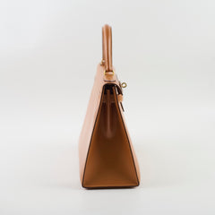 Hermes Kelly 28 Gold GHW Q Circle Stamp