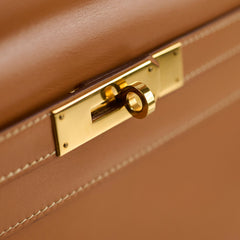 Hermes Kelly 28 Gold GHW Q Circle Stamp