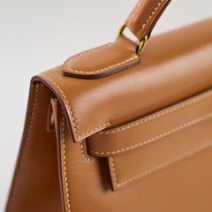 Hermes Kelly 28 Gold GHW Q Circle Stamp