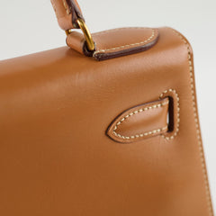 Hermes Kelly 28 Gold GHW Q Circle Stamp