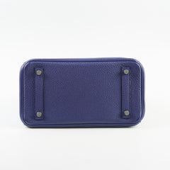 Hermes Birkin 25 Togo Bleu Encre PHW C Stamp
