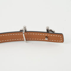 Hermes Gamma Reversible Belt Noir/ Gold size 75