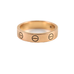Cartier Love Ring with One Diamond Small Model Size 50
